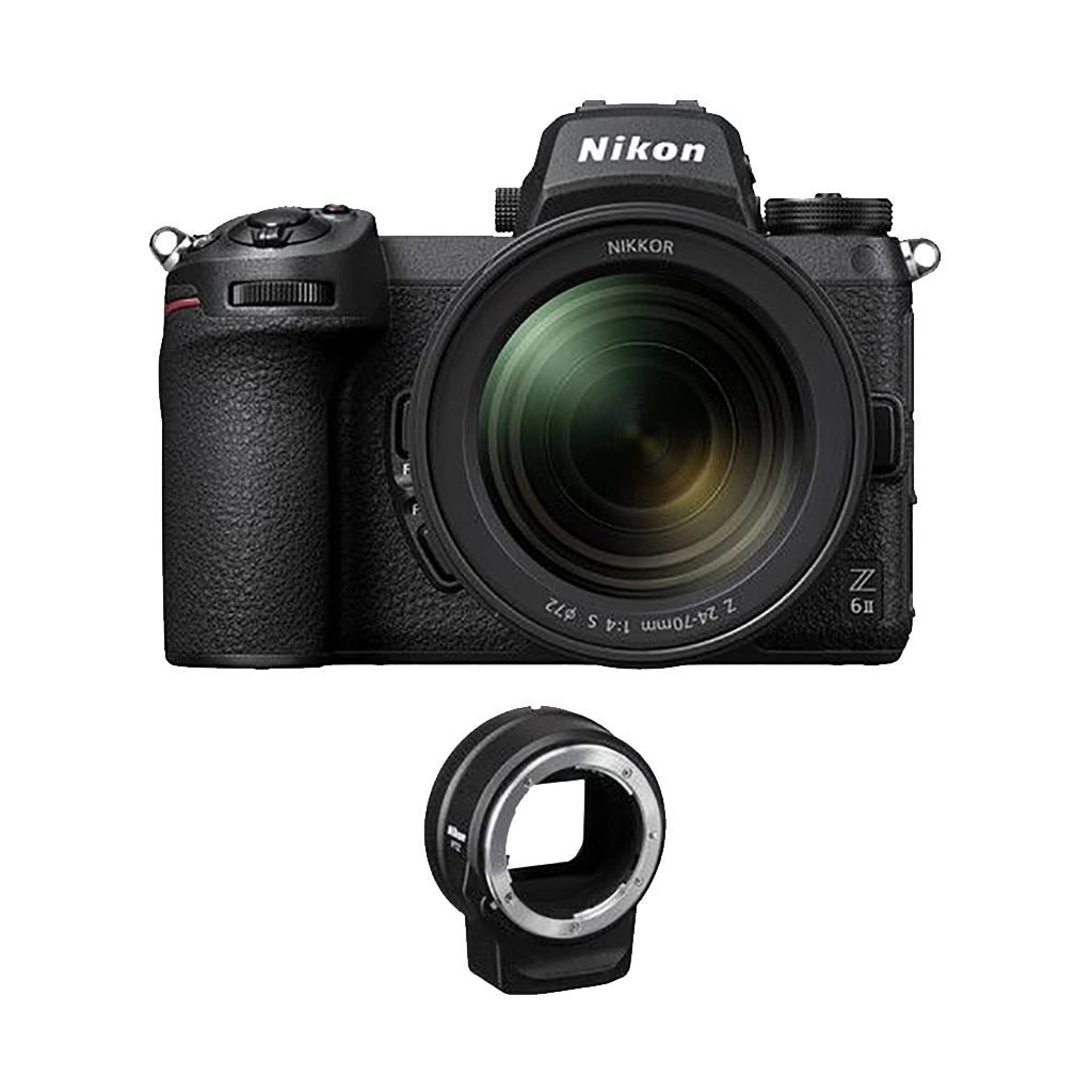Rental: Nikon Z 6II Mirrorless Digital Camera with 24-70mm f/4 Lens and FTZ Adapter