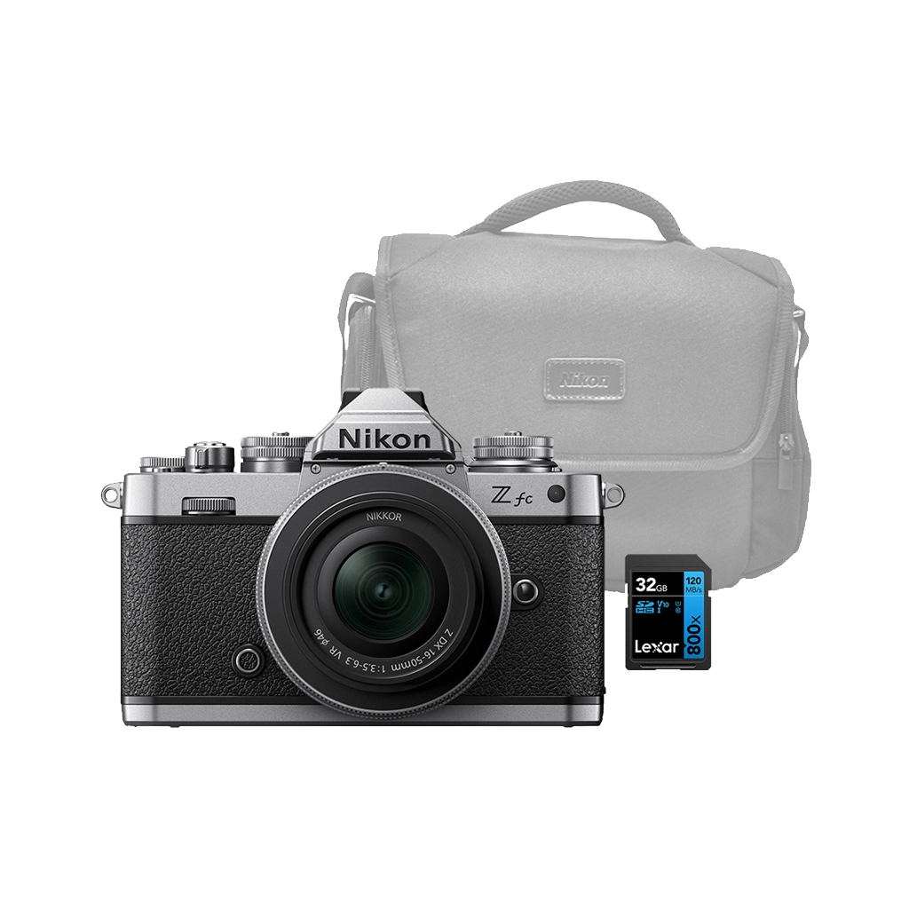 Nikon Zfc Mirrorless Camera Body with 16-50mm f3.5-6.3 Lens and Bag and 32gb SD Card