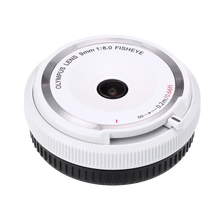 Olympus Fisheye Body Cap 9mm f/8 Lens - White (MFT)
