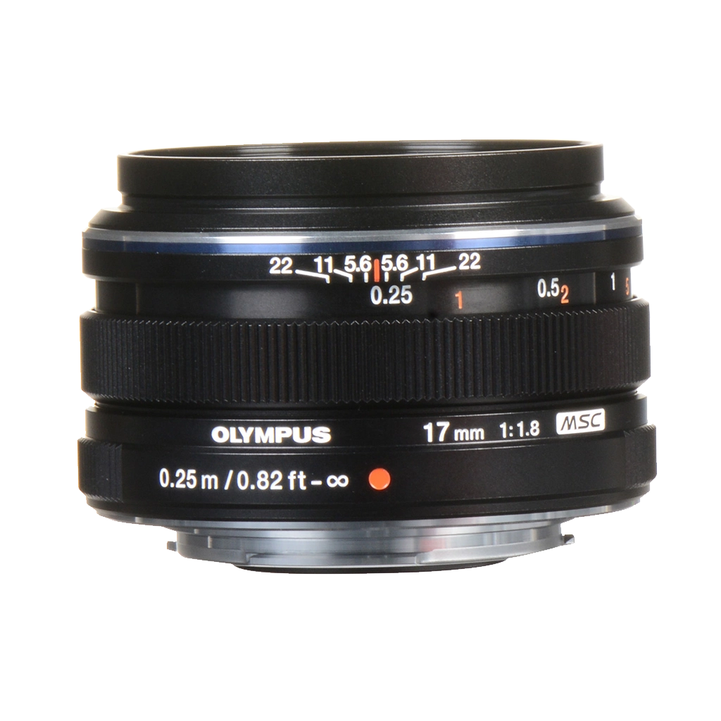 Olympus M.Zuiko Digital 17mm f/1.8 Lens (Black) (MFT) (Online Only. ETA 3-5 Days)