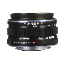 Olympus M.Zuiko Digital 17mm f/1.8 Lens (Black) (MFT) (Online Only. ETA 3-5 Days)