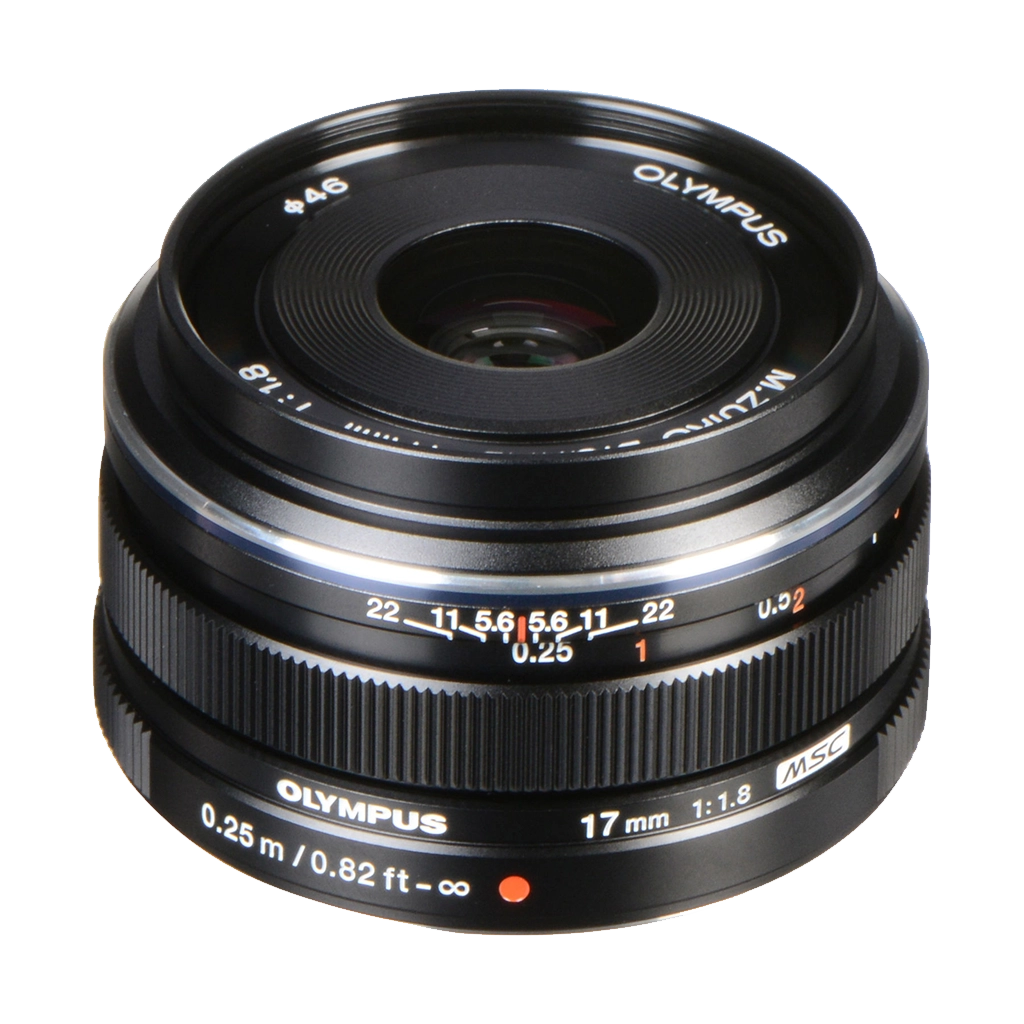 Olympus M.Zuiko Digital 17mm f/1.8 Lens (Black) (MFT) (Online Only. ETA 3-5 Days)