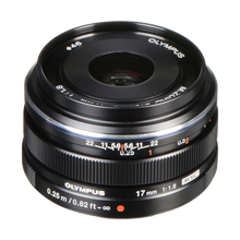 Olympus M.Zuiko Digital 17mm f/1.8 Lens (Black) (MFT) (Online Only. ETA 3-5 Days)