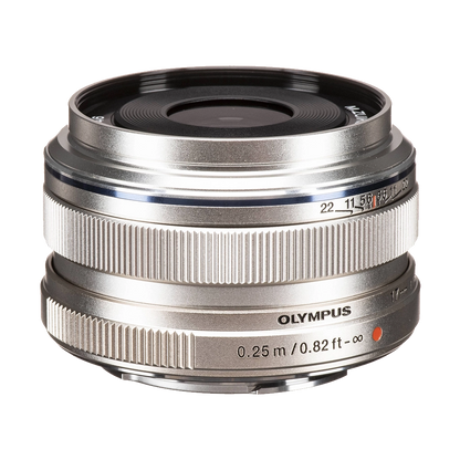 Olympus M.Zuiko Digital 17mm f/1.8 Lens (Silver) (MFT) (Online Only. ETA 3-5 Days)