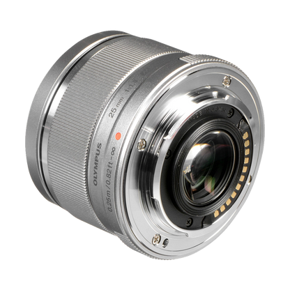 Olympus M.Zuiko Digital 25mm f/1.8 Lens (Silver) (MFT)