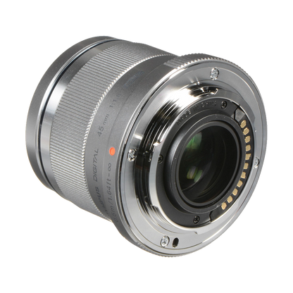Olympus M.Zuiko Digital 45mm f/1.8 Lens (Silver) (MFT) (Online