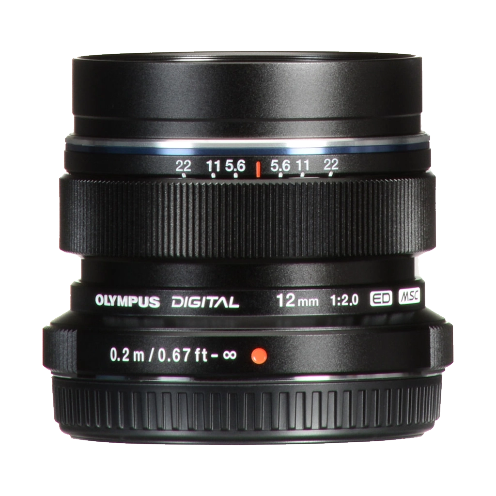 Olympus M.Zuiko Digital ED 12mm f/2 Lens (Black) (MFT) (Online Only. ETA 3-5 Days)