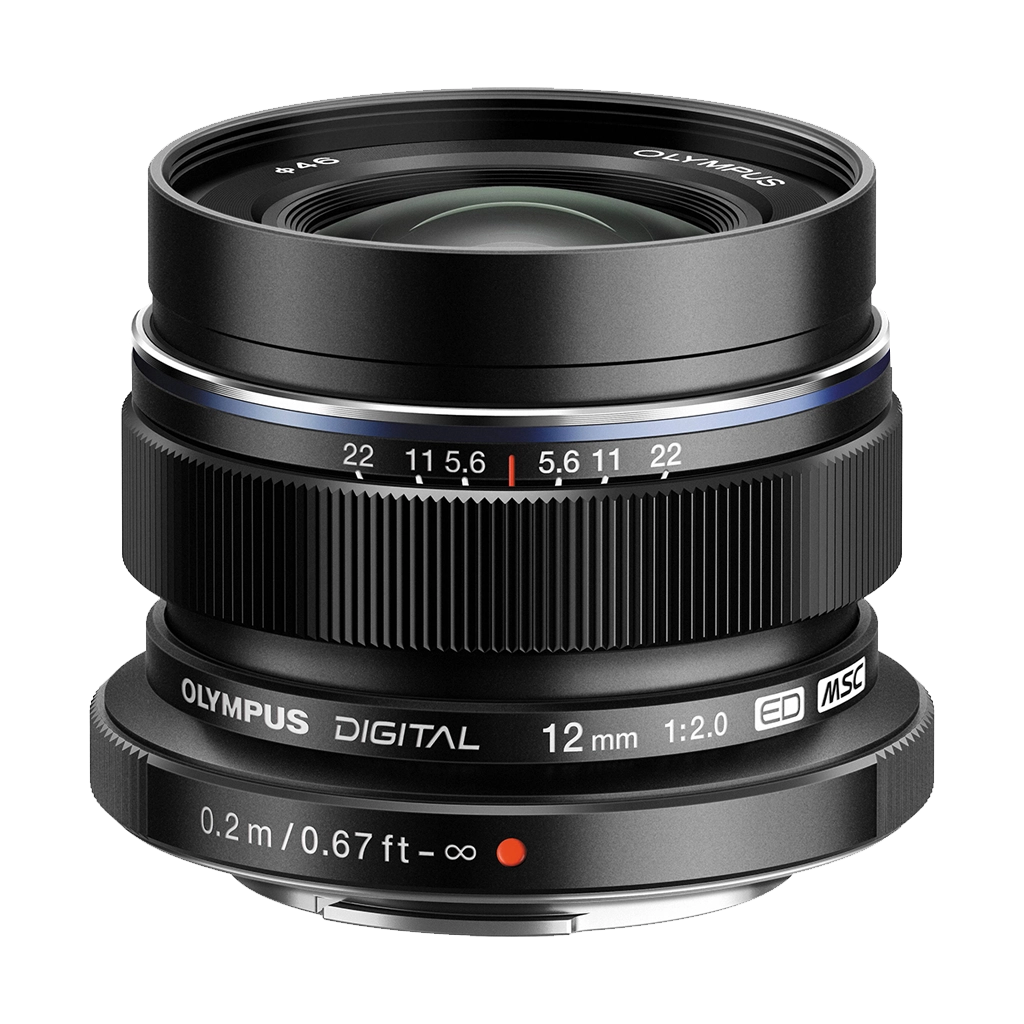 Olympus M.Zuiko Digital ED 12mm f/2 Lens (Black) (MFT) (Online Only. ETA 3-5 Days)