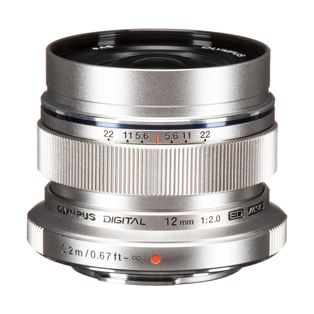 Olympus M.Zuiko Digital ED 12mm f/2 Lens (Silver) (MFT) (Online Only. ETA 3-5 Days)