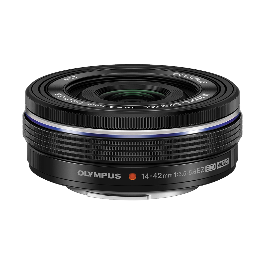 Olympus M.Zuiko Digital ED 14-42mm f/3.5-5.6 EZ Lens (Black) (Online Only. ETA 3-5 Days)