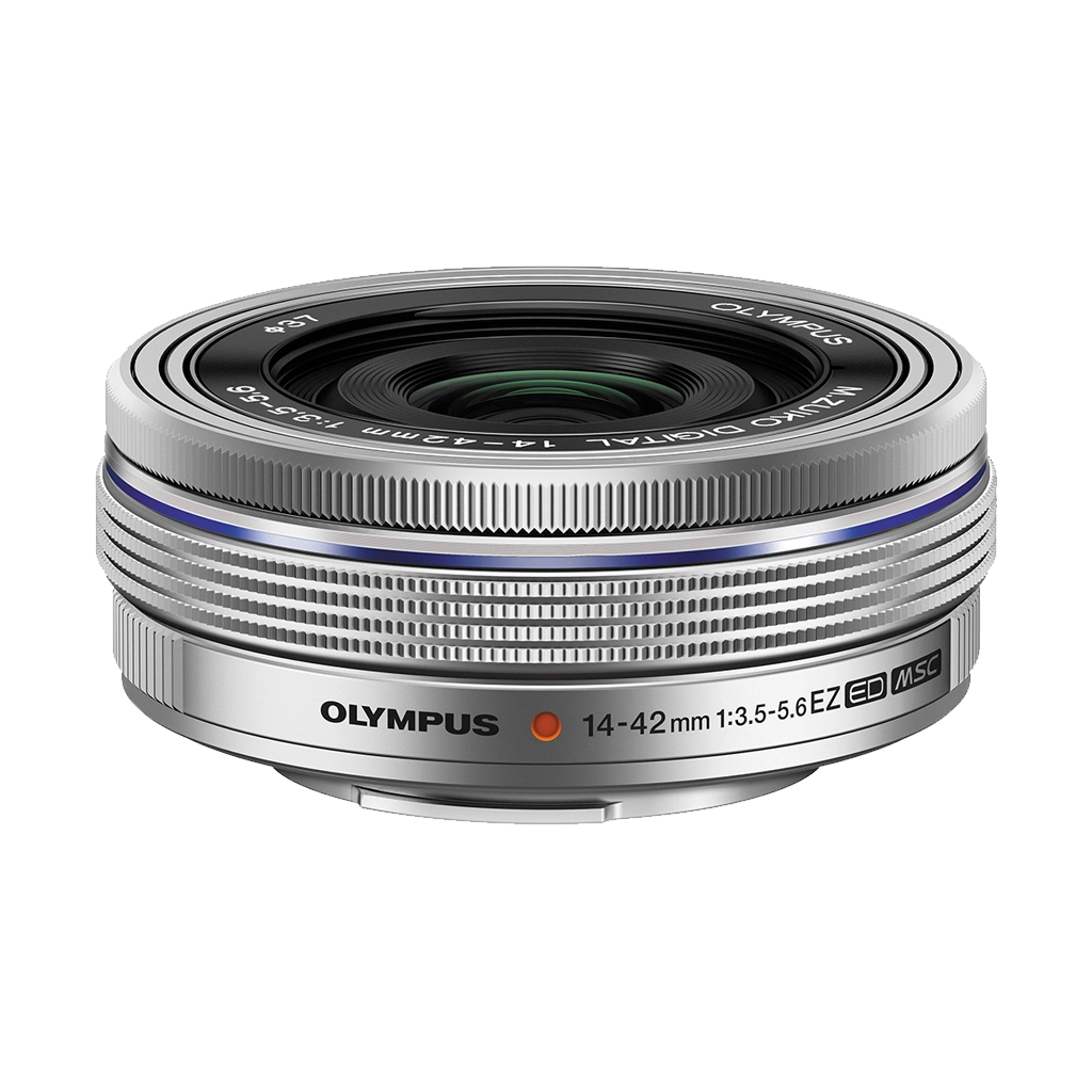 Olympus M.Zuiko Digital ED 14-42mm f/3.5-5.6 EZ Lens (Silver) (MFT) (Online Only. ETA 3-5 Days)