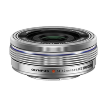 Olympus M.Zuiko Digital ED 14-42mm f/3.5-5.6 EZ Lens (Silver) (MFT) (Online Only. ETA 3-5 Days)