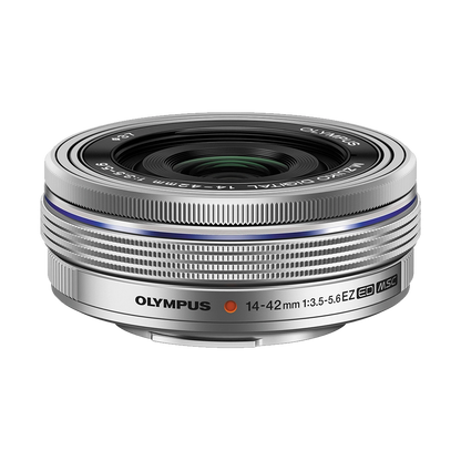 Olympus M.Zuiko Digital ED 14-42mm f/3.5-5.6 EZ Lens (Silver) (MFT) (Online Only. ETA 3-5 Days)