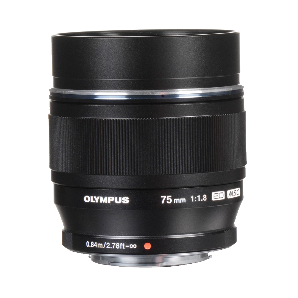 Olympus M.Zuiko Digital ED 75mm f/1.8 Lens (Black) (MFT)