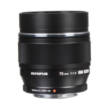 Olympus M.Zuiko Digital ED 75mm f/1.8 Lens (Black) (MFT)