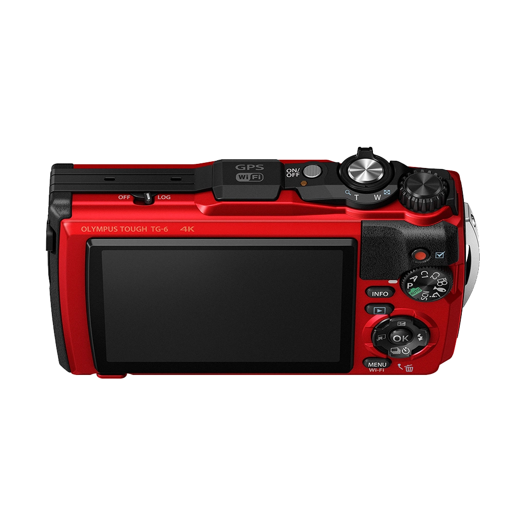 Olympus Tough TG-6 Digital Camera (Red)