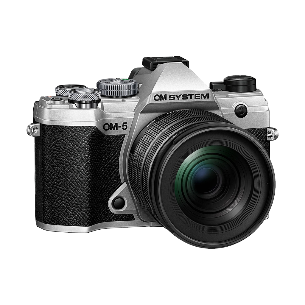 OM SYSTEM OM-5 Mirrorless Camera with 12-45mm f/4 PRO Lens (Silver)