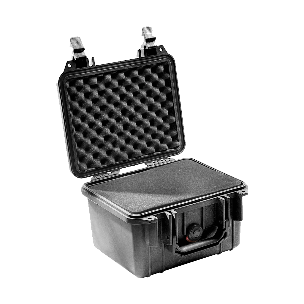 Pelican 1300 Case (Black) with Pick 'N Pluck Foam