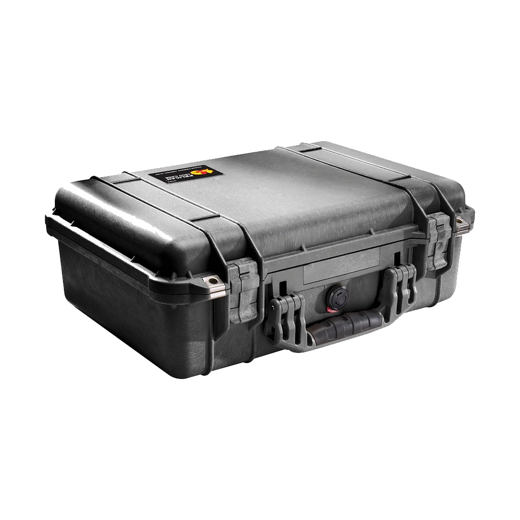 Pelican 1500 Case (Black) with Pick 'N Pluck Foam