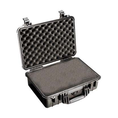 Pelican 1500 Case (Black) with Pick 'N Pluck Foam