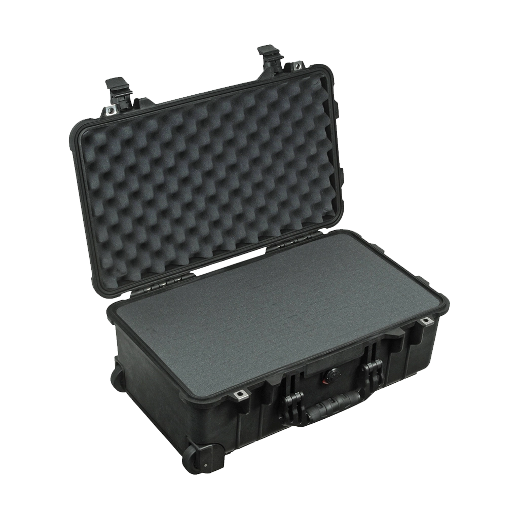 Pelican 1510 Carry On Case (Black) with Pick 'N Pluck Foam