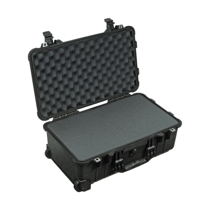 Pelican 1510 Carry On Case (Black) with Pick 'N Pluck Foam