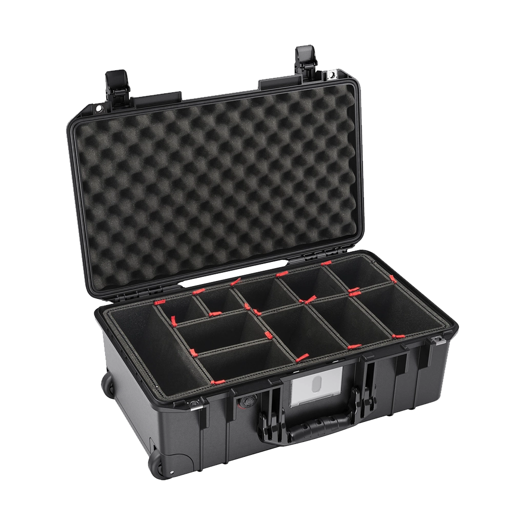 Pelican 1535 Air TP Wheeled Case with TrekPak Insert (Black)