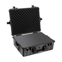Pelican 1600 Case (Black) with Pick 'N Pluck Foam