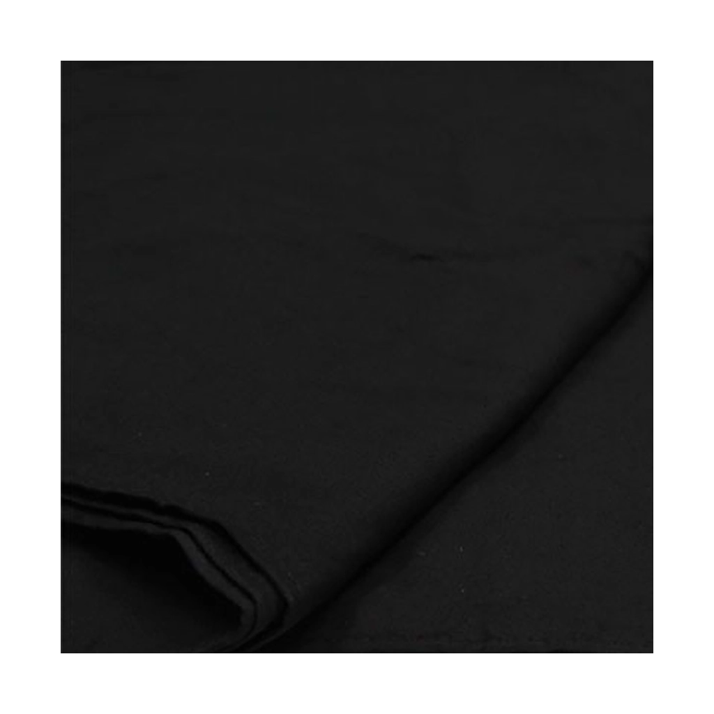 Phottix Black Seamless Photography Backdrop Muslin (3x6m)