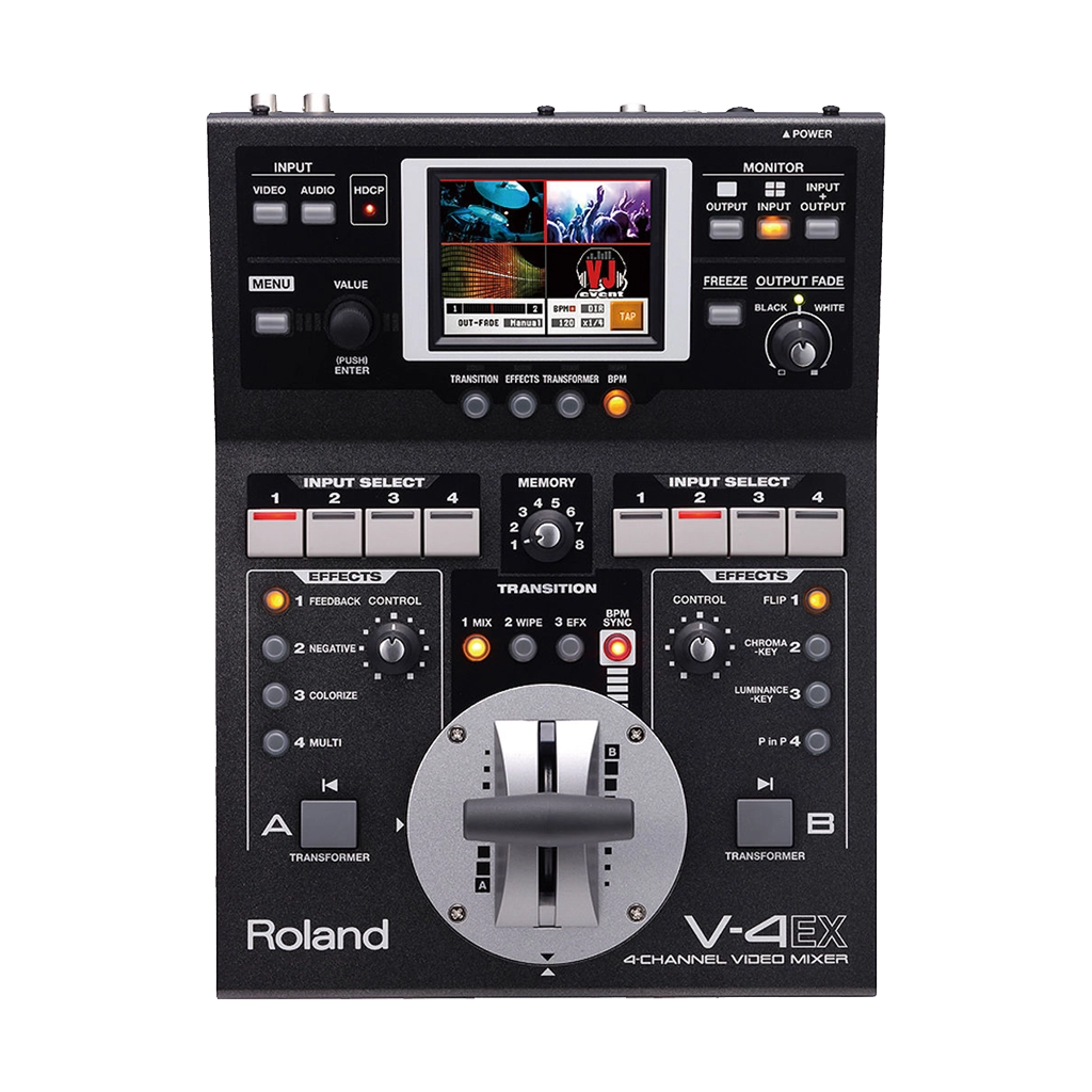 Roland V-4EX Four Channel Digital Video Mixer with Effects