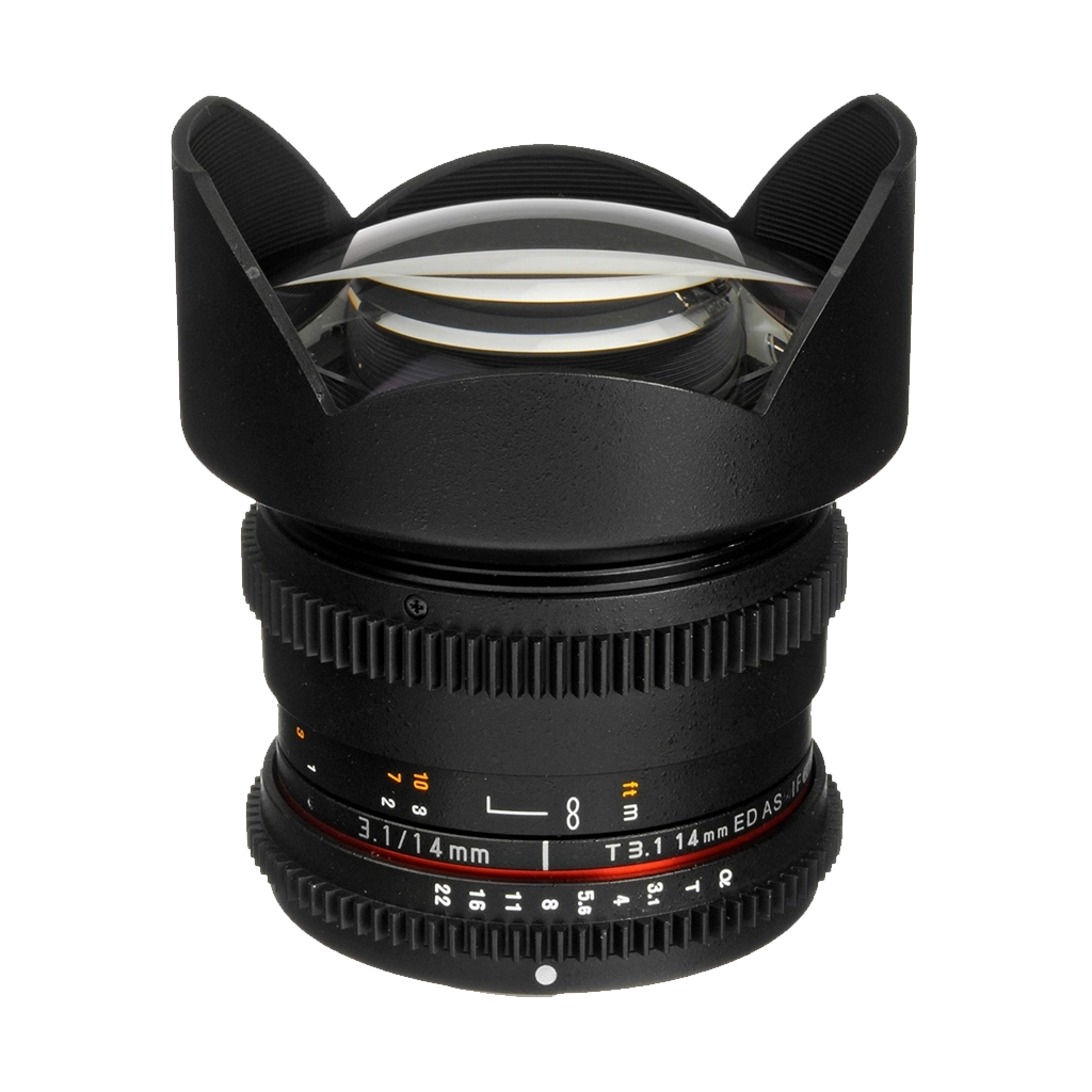 Samyang 14mm T3.1 ED AS IF UMC II Cine Lens (Full Frame Canon EF-Mount)