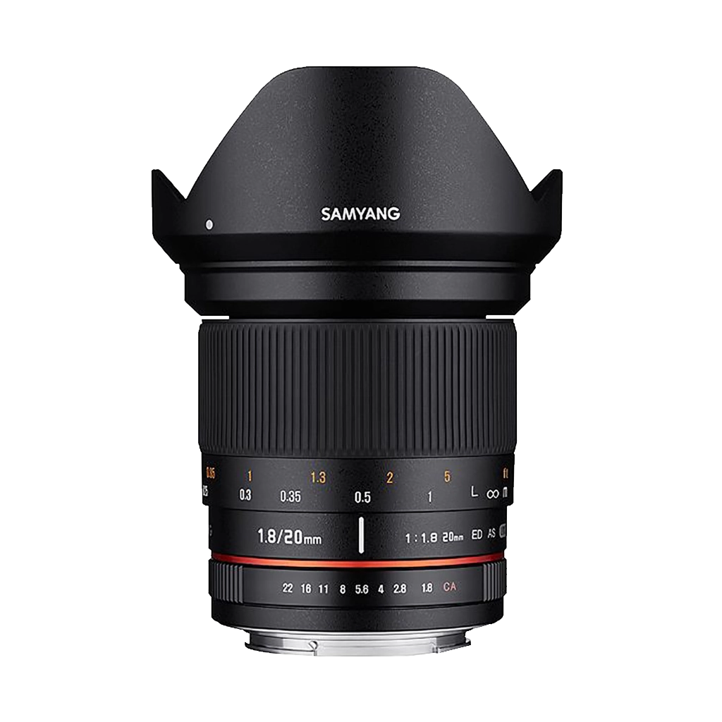 Samyang 20mm f/1.8 ED AS UMC Lens With AE Chip (Nikon)