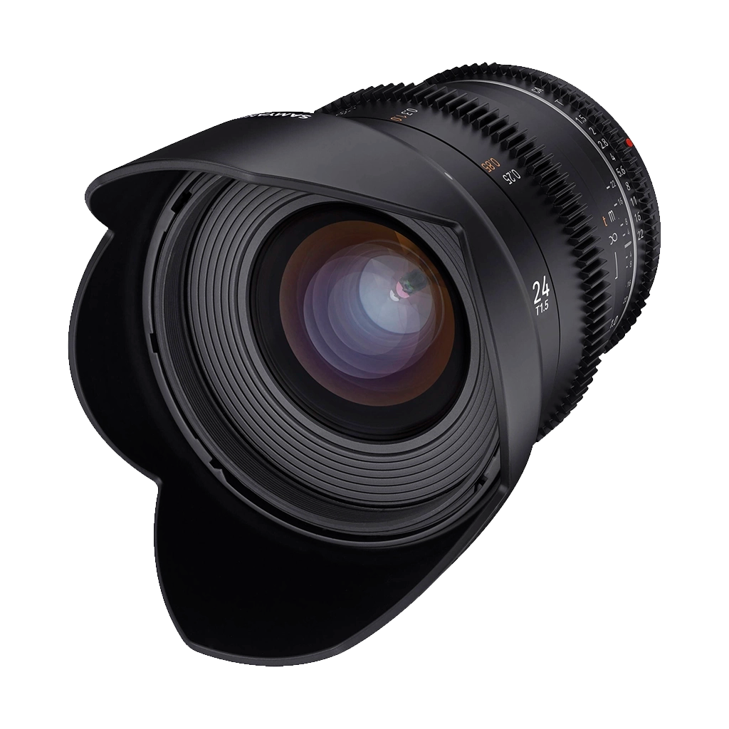 Samyang 24mm T1.5 VDSLR MK2 Cine Lens for Canon EF Mount