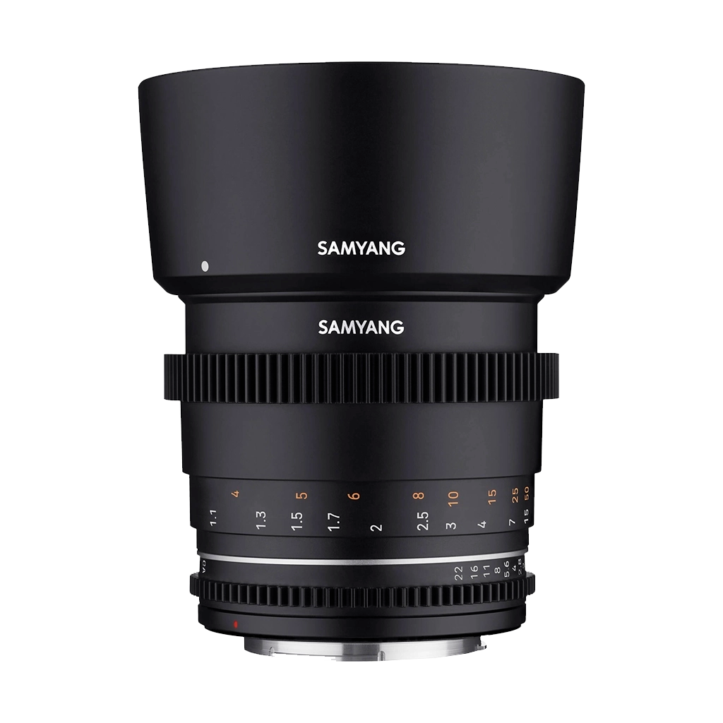 Samyang 85mm T1.5 VDSLR MK2 Cine Lens for Canon EF Mount