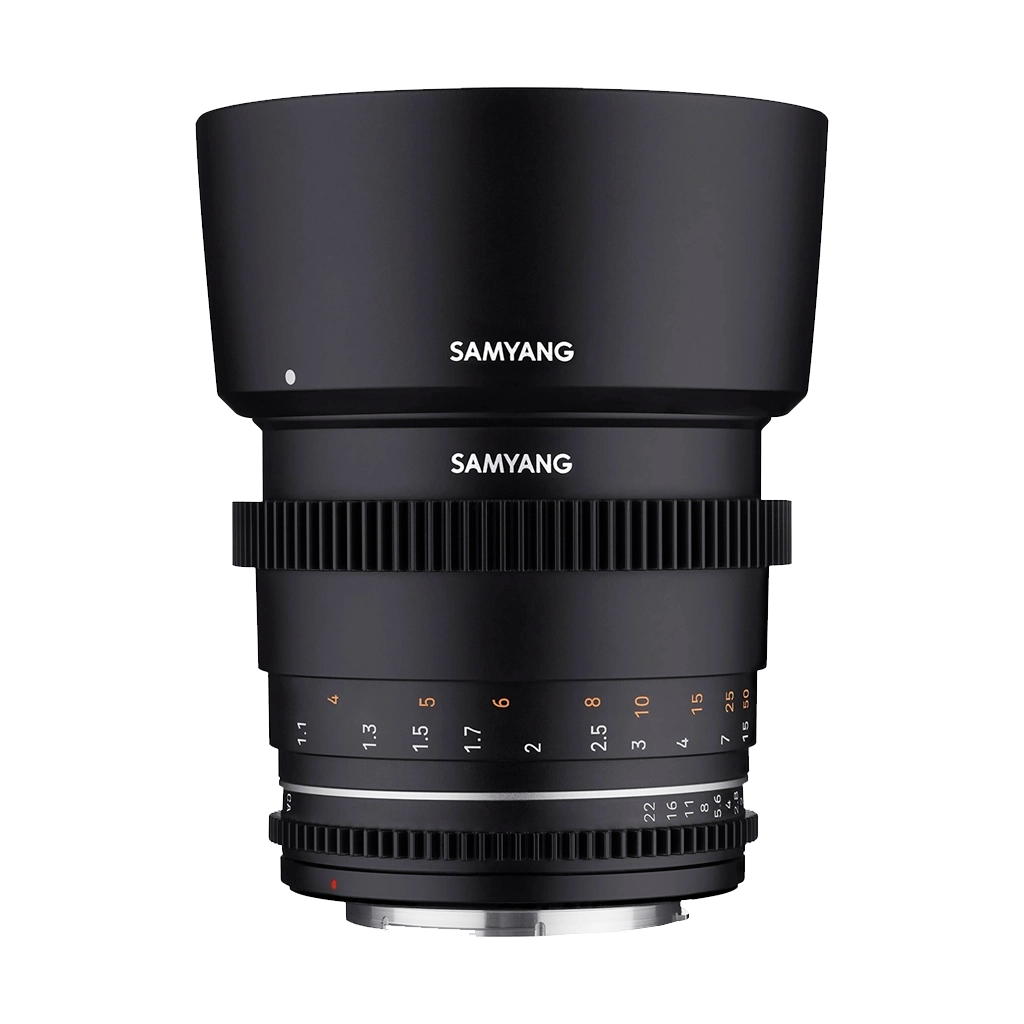 Samyang 85mm T1.5 VDSLR MK2 Cine Lens for Canon EF Mount Orms Direct
