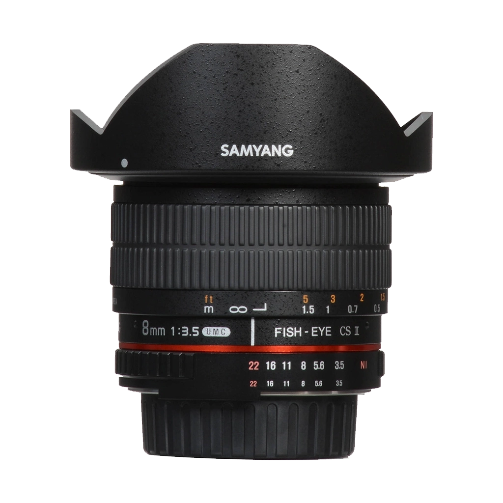 Samyang 8mm f/3.5 HD Fisheye Lens with AE Chip (Nikon)