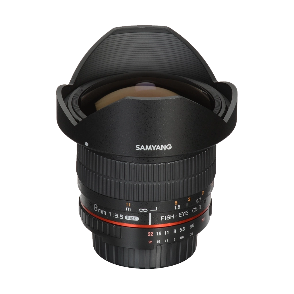 Samyang 8mm f/3.5 HD Fisheye Lens with AE Chip (Nikon)