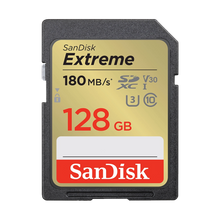 SanDisk 128GB Extreme 180MB/s UHS-I SDHC Memory Card