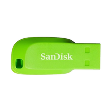 SanDisk 16GB Cruzer Blade USB Flash Drive -  ELECTRIC GREEN