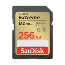 SanDisk 256GB Extreme 180MB/s UHS-I SDHC Memory Card