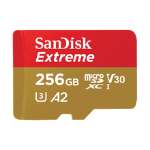 SanDisk 256GB Extreme 190MB/s UHS-I microSDXC Memory Card
