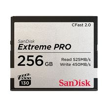 SanDisk 256GB Extreme PRO 525MB/s CFast 2.0 Memory Card