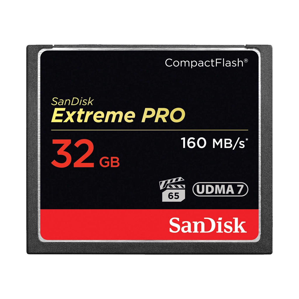 SanDisk 32GB Extreme Pro 160MB/s CompactFlash Memory Card