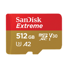 SanDisk 512GB Extreme 190MB/s UHS-I microSDXC Memory Card