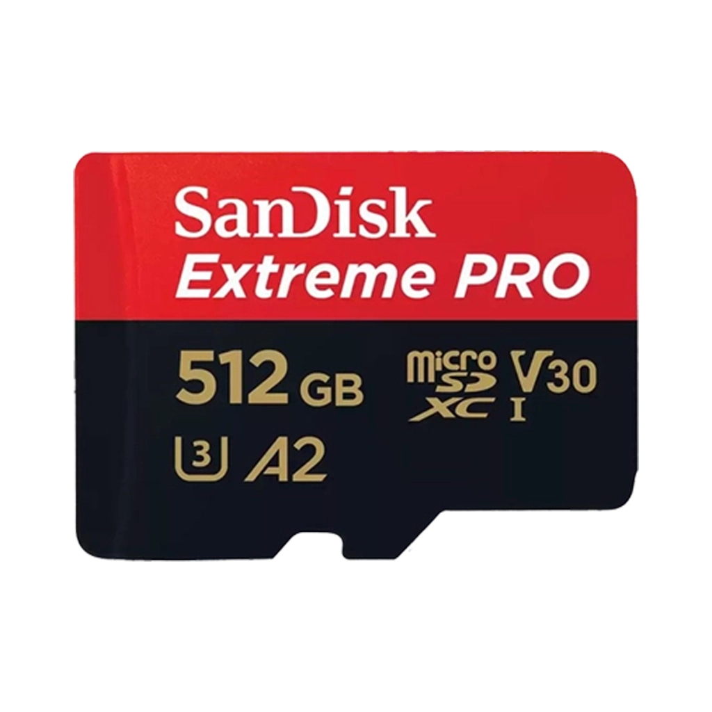 SanDisk 512GB Extreme PRO 200MB/s UHS-I microSDXC Memory Card