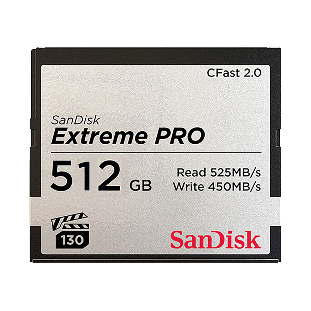 SanDisk 512GB Extreme PRO CFast 2.0 Memory Card