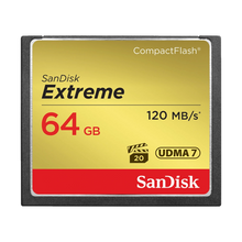 SanDisk 64GB Extreme 120MB/s CompactFlash Memory Card