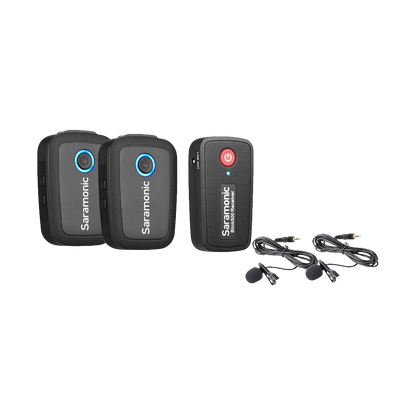 Saramonic Blink 500 Pro B2 2-Person Digital Camera-Mount Wireless Omni Lavalier Microphone System (2.4 GHz, Black)