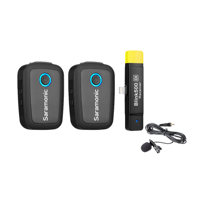 Saramonic Blink 500 B4 2-Person Digital Wireless Omni Lavalier Microphone System for Lightning iOS Devices (2.4 GHz)