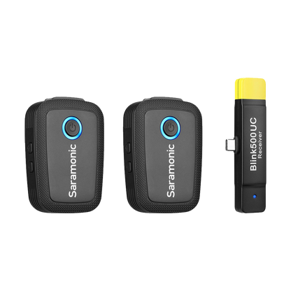 Saramonic Blink 500 B6 2-Person Digital Wireless Omni Lavalier Microphone System for USB Type-C Devices (2.4 GHz)